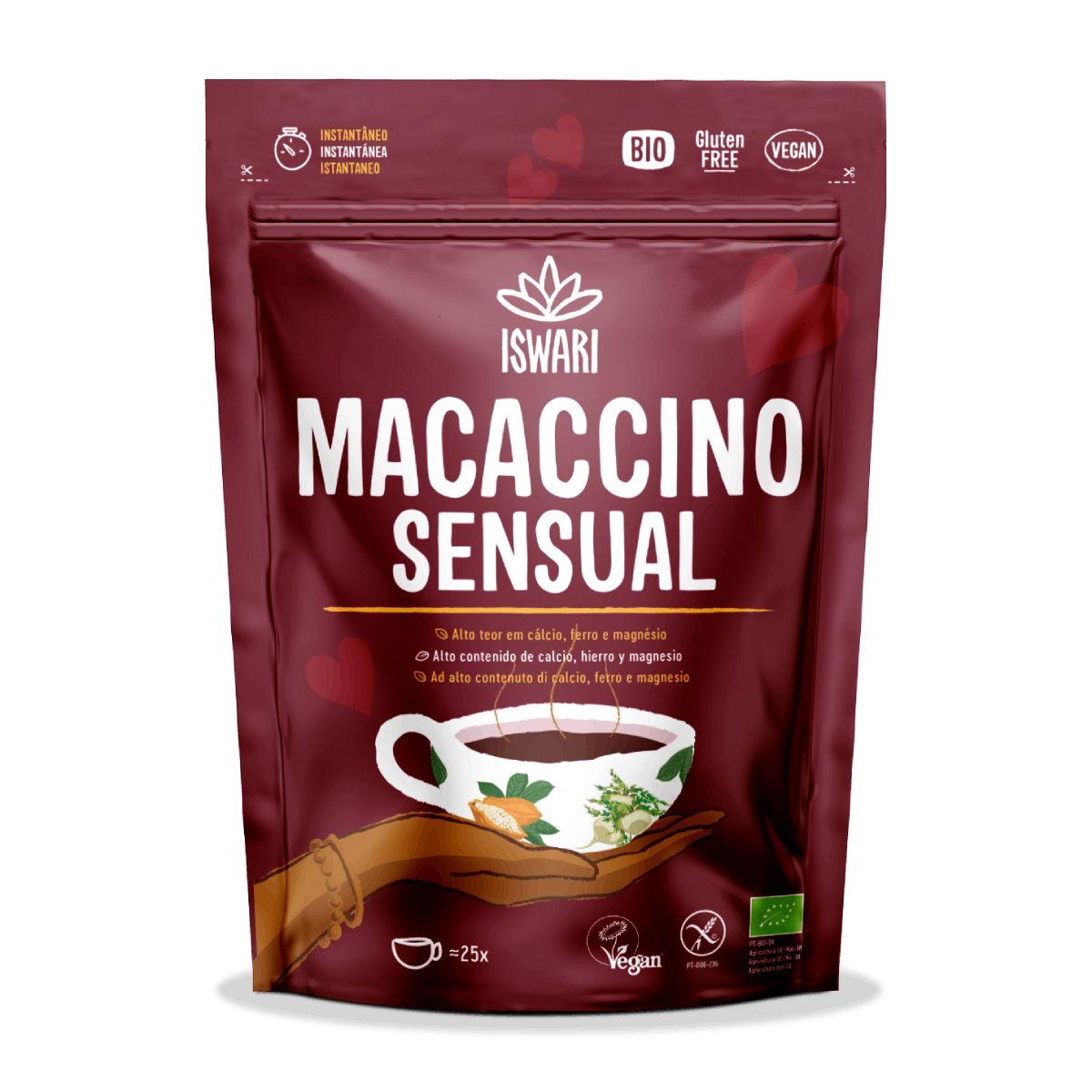 Macaccino Sensual Bio Iswari 250 gramos