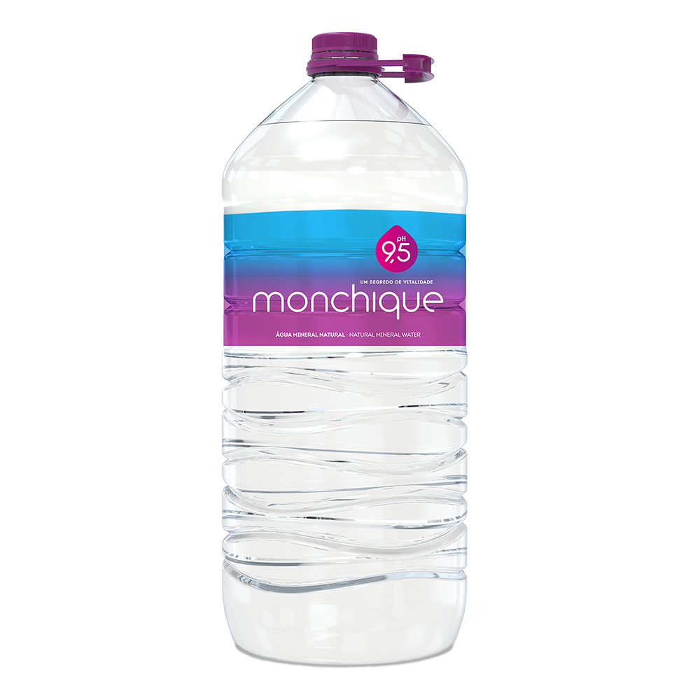 Agua mineral alcalina Monchique 5l. en Biosano