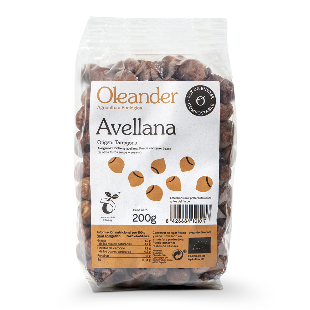 Crema de chocolate avellanas Nuscobio 400g. en Biosano