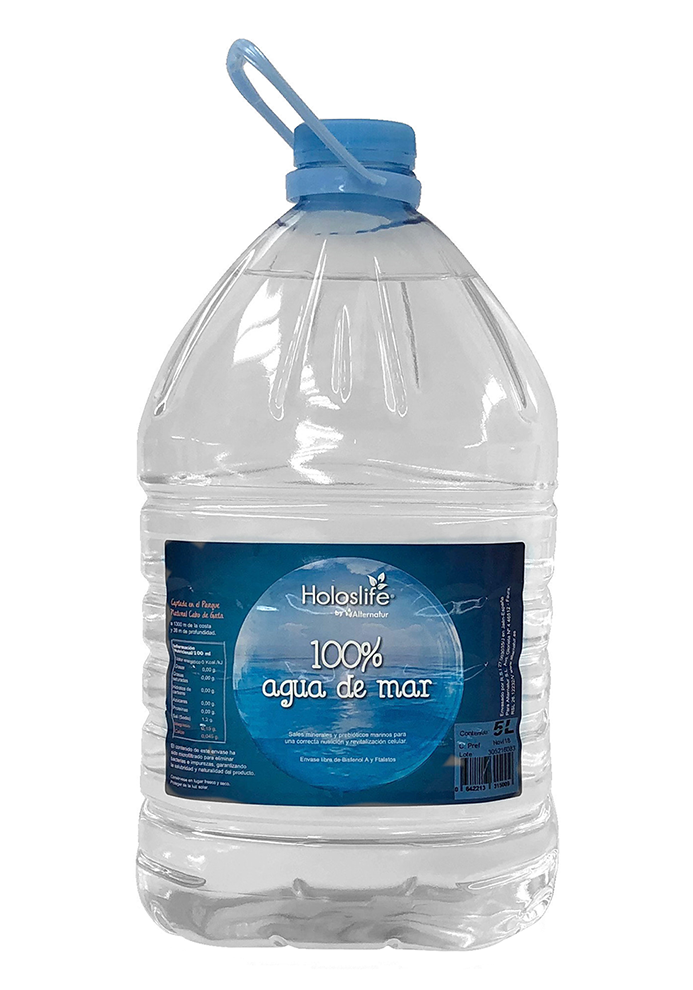 AGUA DE MAR 5 LITROS GARRAFA - Natural Cash, garrafa de agua 5 litros 
