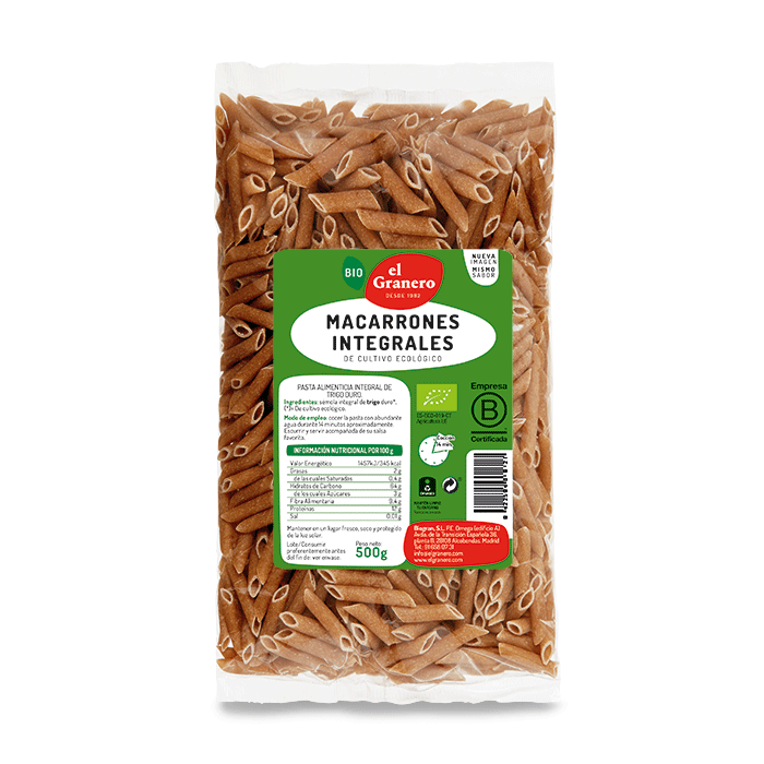 Cereales de trigo integral Carrefour 500 g.