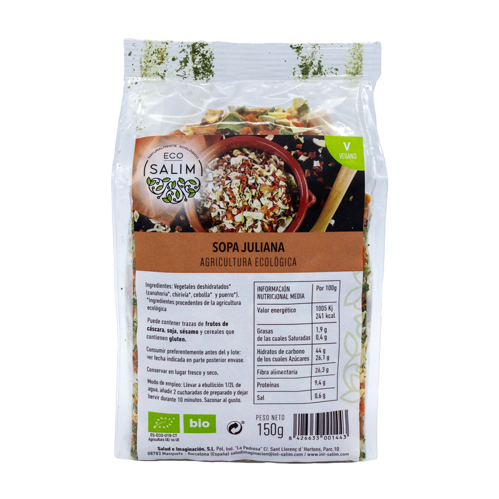 Soja texturizada gruesa El Granero Integral 150g. en Biosano