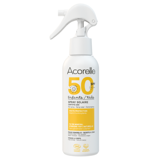 Protector solar spray para niños SPF50 Acorelle