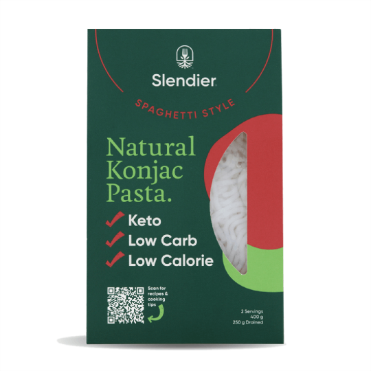 Slendier Espaguetis pasta Konjac Low Carbs